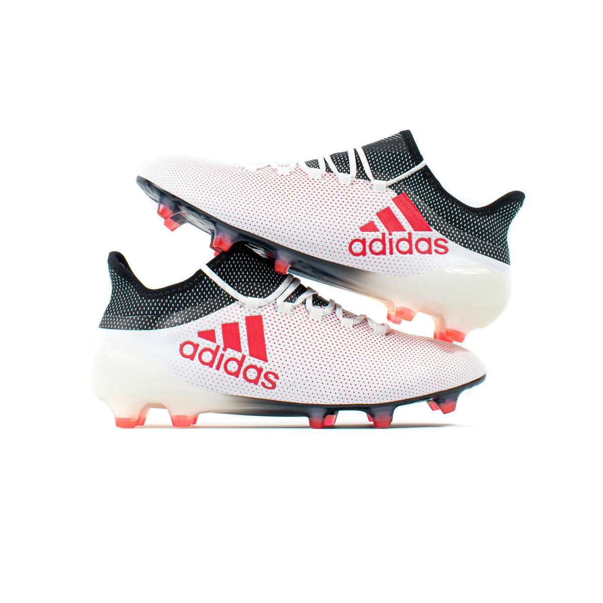 Adidas x 17.1 White Red FG Football Boots Cleats 11.5US 11UK 46eu