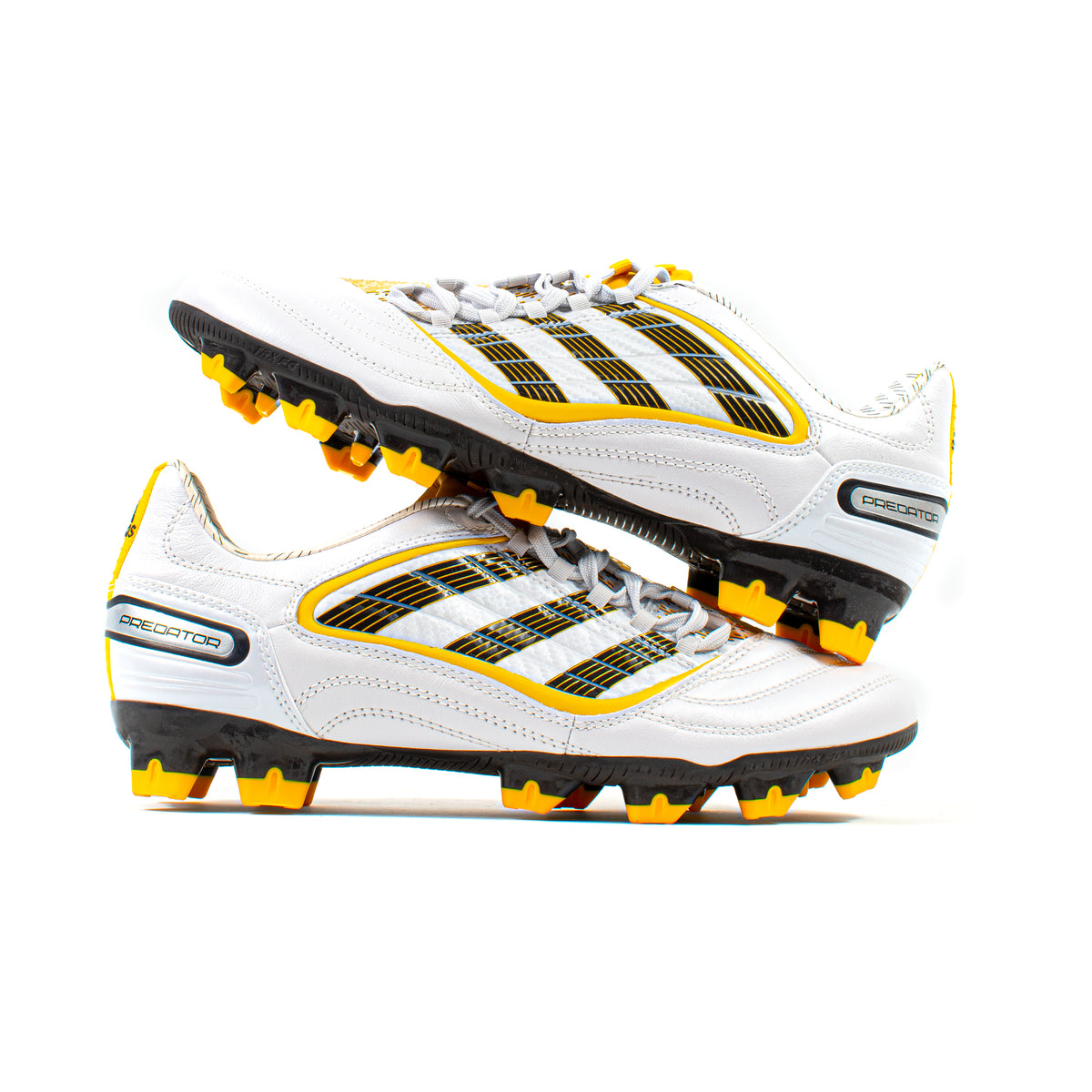 Adidas Predator Absolion LZ deals TRX FG White/Gold Soccer Shoes Youth Size 4.5