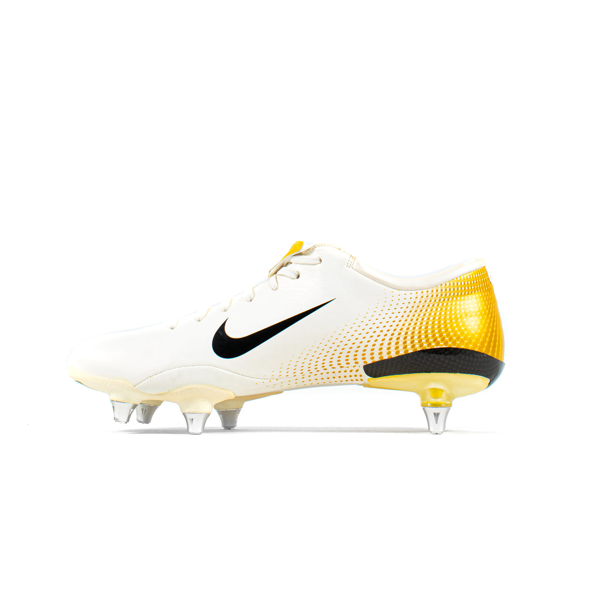 Mercurial Vapor III White Gold Classic Soccer Cleats