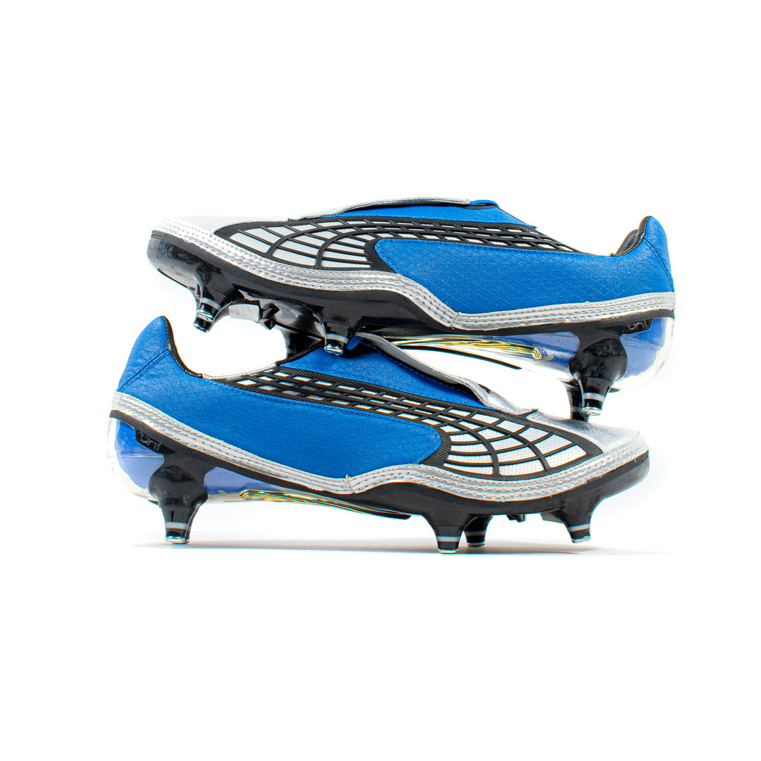 Puma V1.10 Blue Silver Sample SG Classic Soccer Cleats