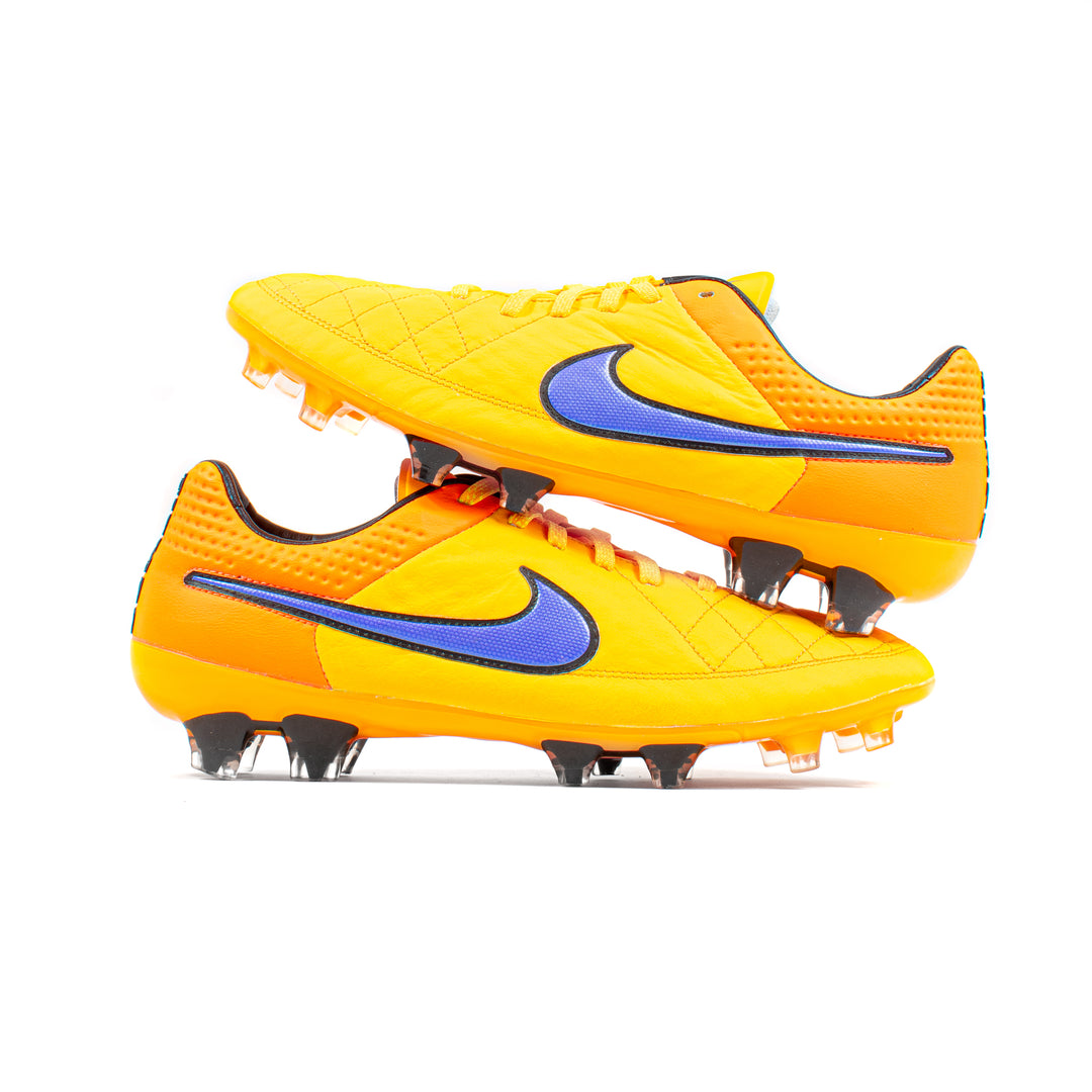 Nike Tiempo Legend V Orange FG Classic Soccer Cleats