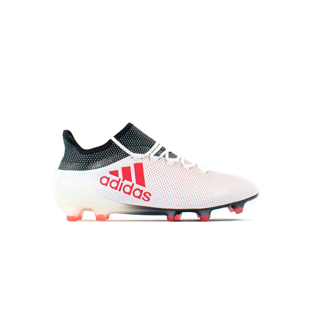 Adidas X 17.1 White Red FG Classic Soccer Cleats