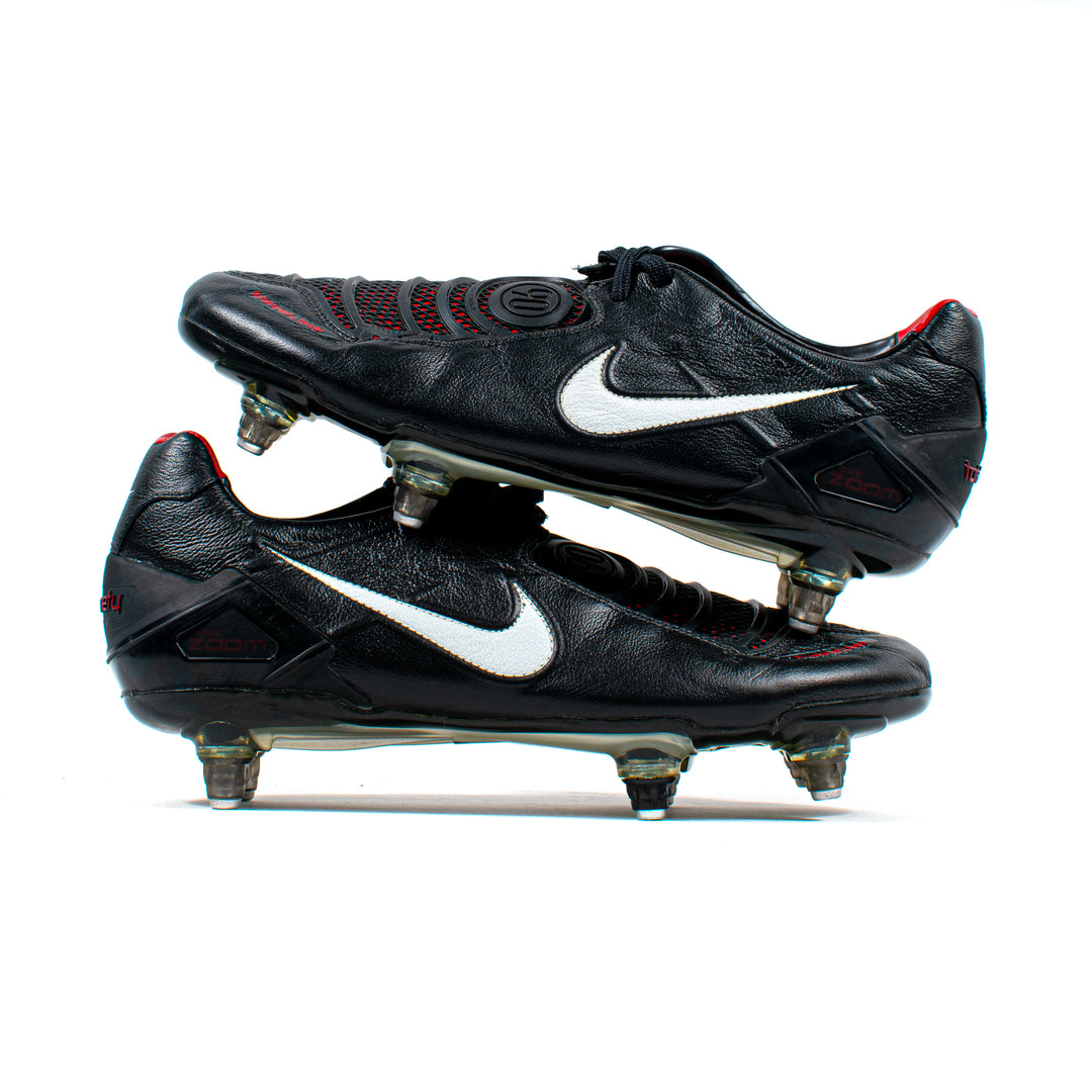 Nike Total 90 Laser I OG Black Red SG Classic Soccer Cleats