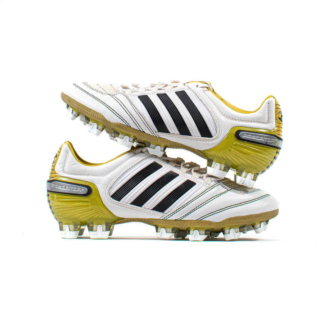 Adidas Predator X TRX Rugby White Gold FG Classic Soccer Cleats