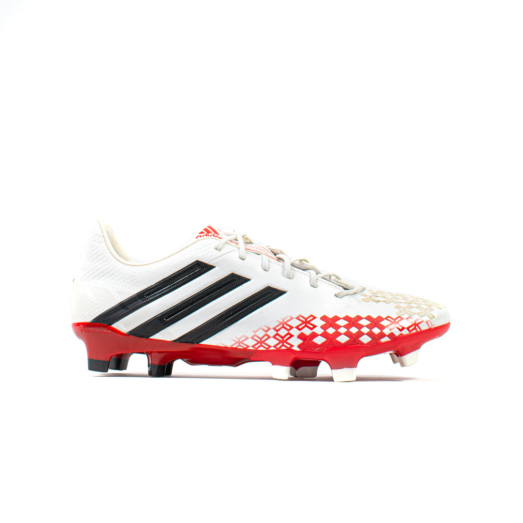 Adidas Predator LZ Lethal Zone II White FG Classic Soccer Cleats