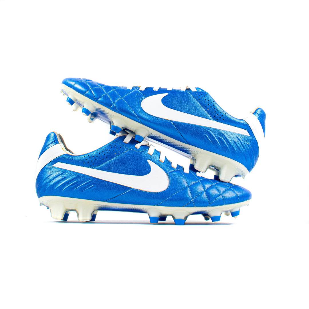 Nike Tiempo Legend IV Blue FG Classic Soccer Cleats