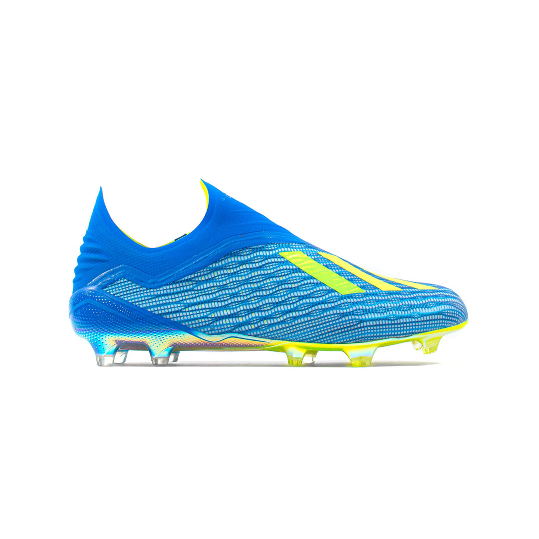 Adidas X 18 Purespeed Blue FG Classic Soccer Cleats