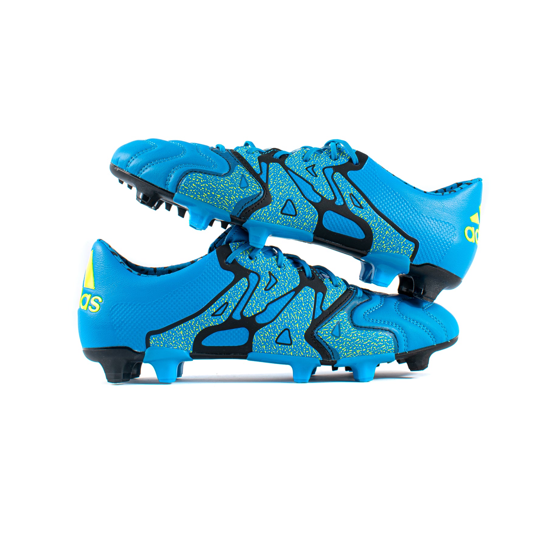 Adidas X15.1 Blue Leather FG – Classic Soccer Cleats