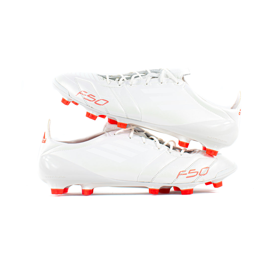 Adidas f50 adizero shops trx fg leder sondermodell weiß