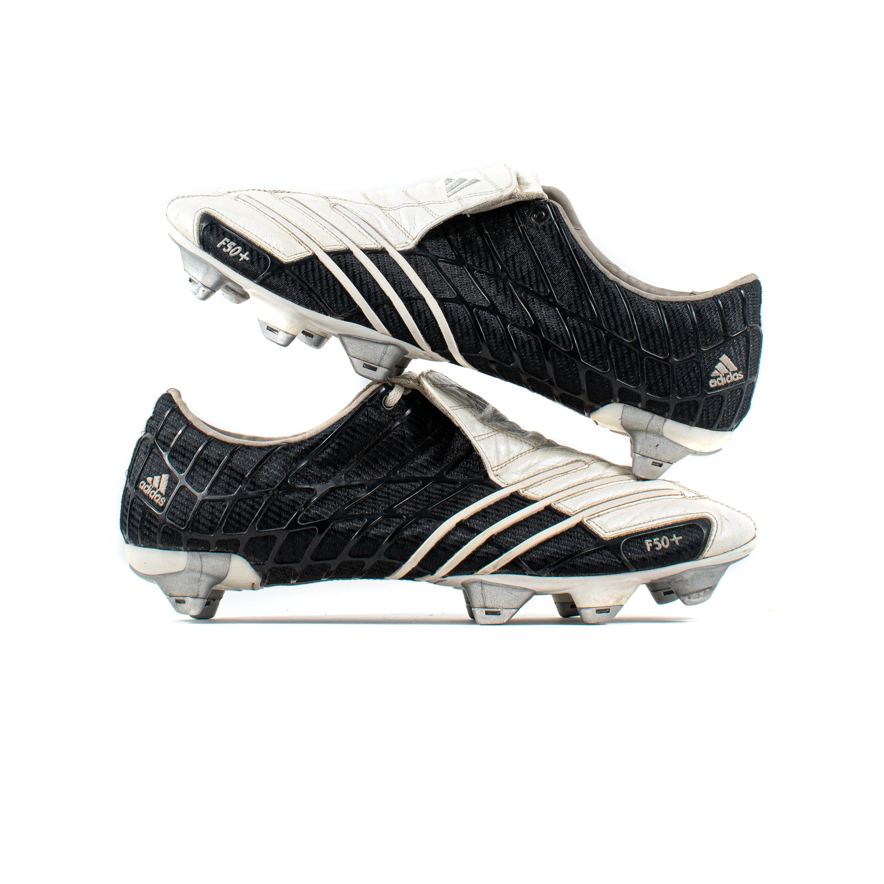 Especial frutas torre Adidas F50+ Spider White Black SG – Classic Soccer Cleats