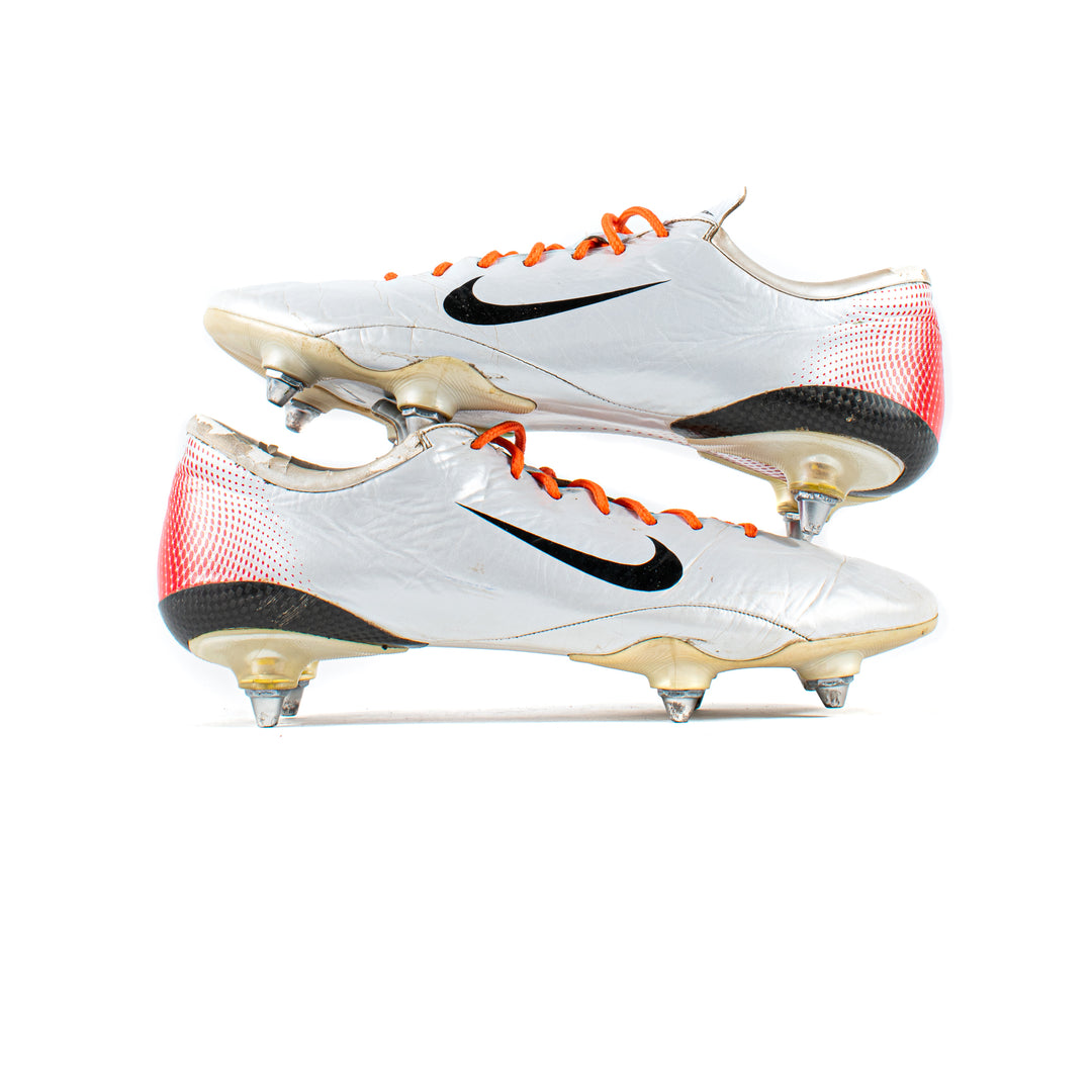 Nike Mercurial Vapor III White Red SG Classic Soccer Cleats