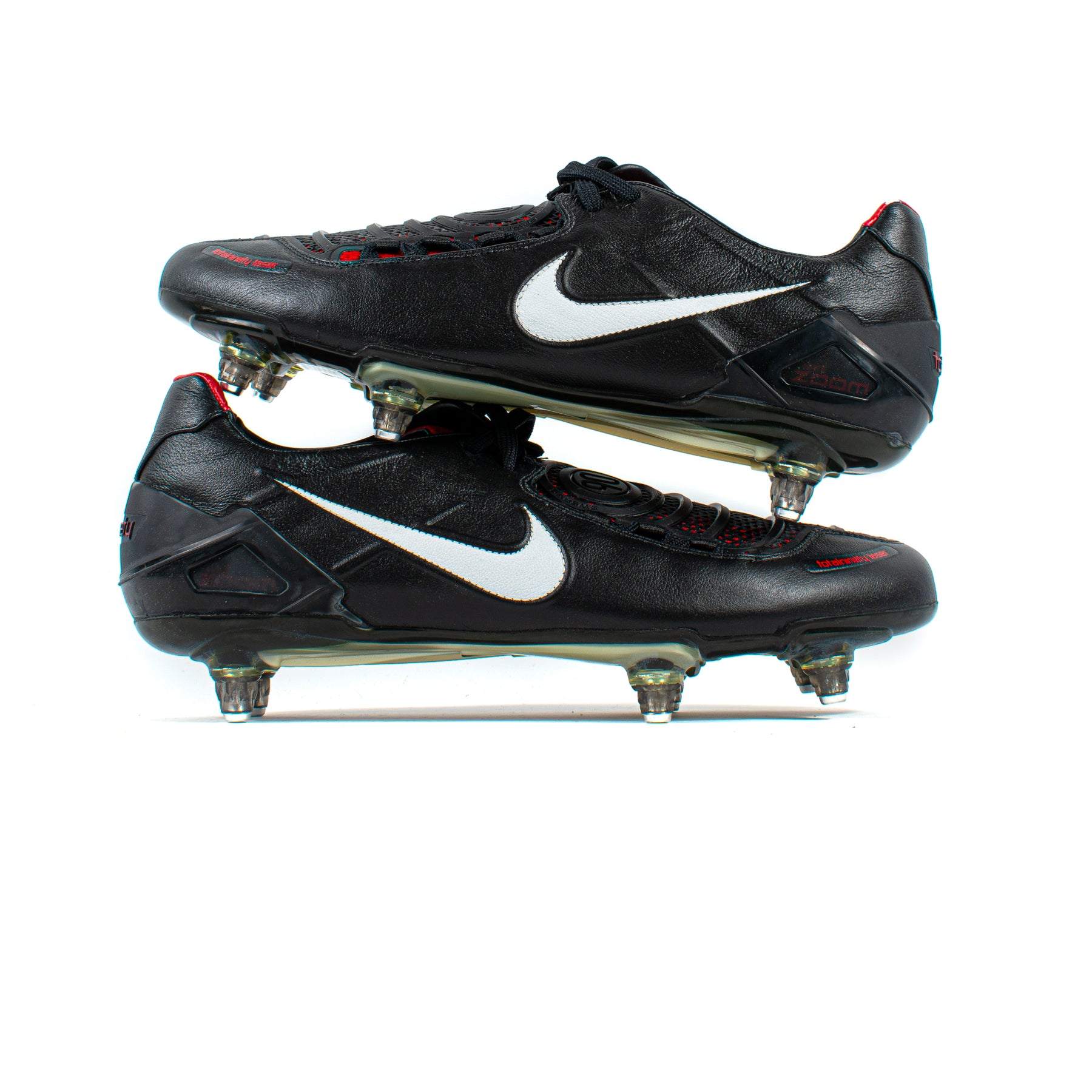 lado Otoño Leonardoda Nike Total 90 Laser I Black Red SG – Classic Soccer Cleats