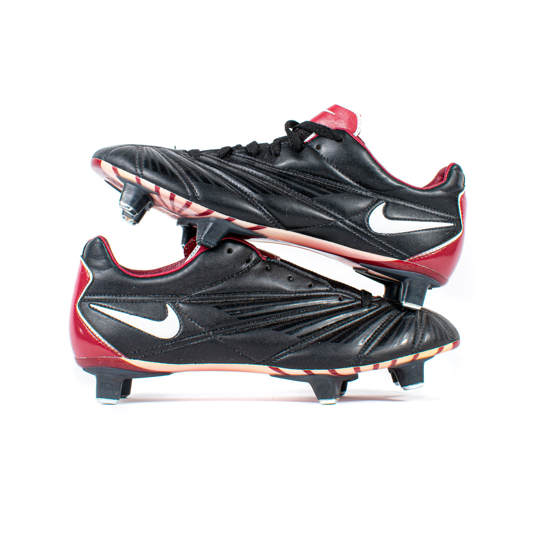 Nike Match Mercurial Black Red SG Classic Soccer Cleats