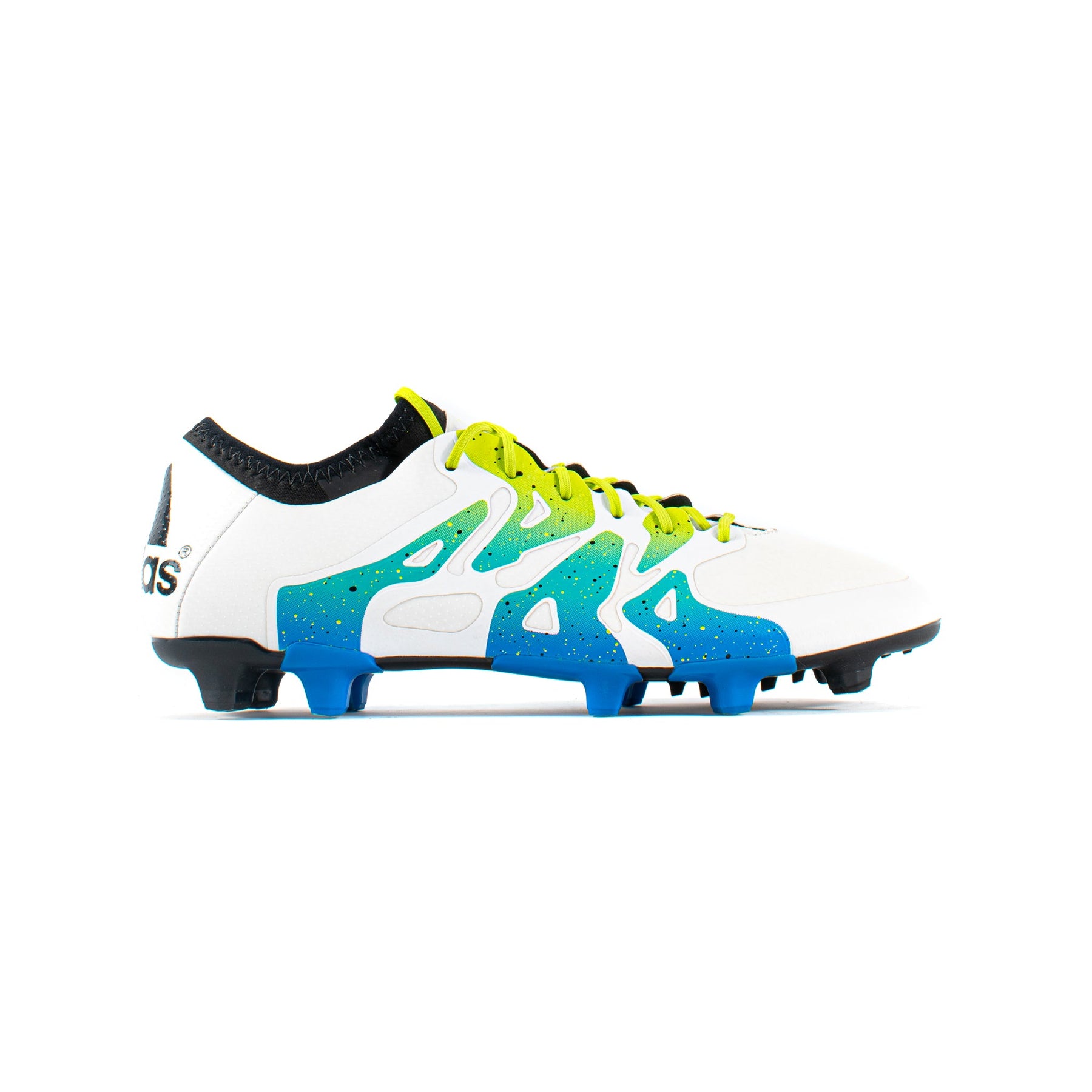Adidas X15.1 White Blue FG – Classic Soccer Cleats