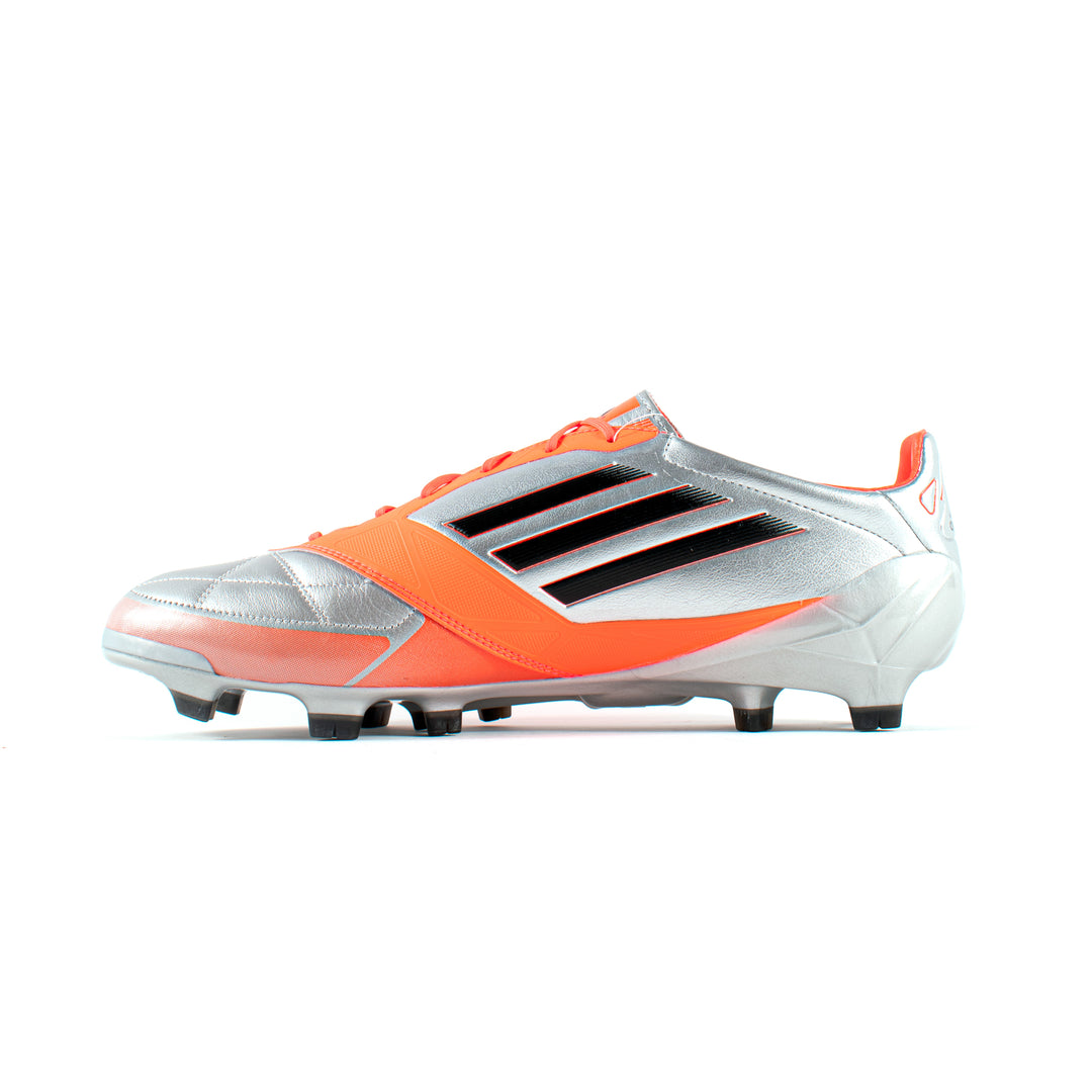 Adidas F50 Adizero Leather Silver FG Classic Soccer Cleats